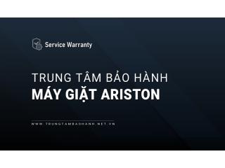 Bảo hành Máy giặt Ariston