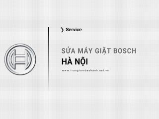 Sửa chữa Máy giặt Bosch tại Hà Nội | Địa chỉ tin cậy cho mọi nhà