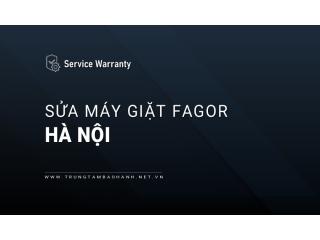 Sửa chữa Máy giặt Fagor tại Hà Nội