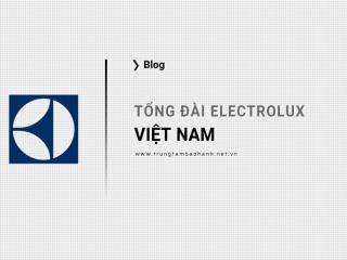 Tổng đài, trung tâm CSKH và bảo hành Electrolux tại Việt Nam [2025]