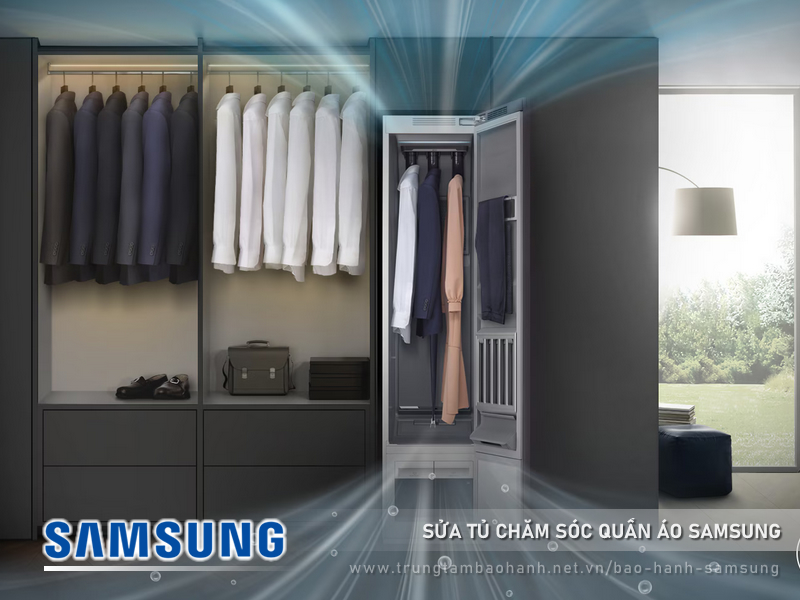 Sửa tủ chăm sóc quần áo Samsung